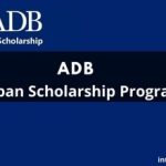 ADB Japan Scholarship
