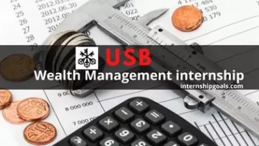 ubs Wealth Management internship