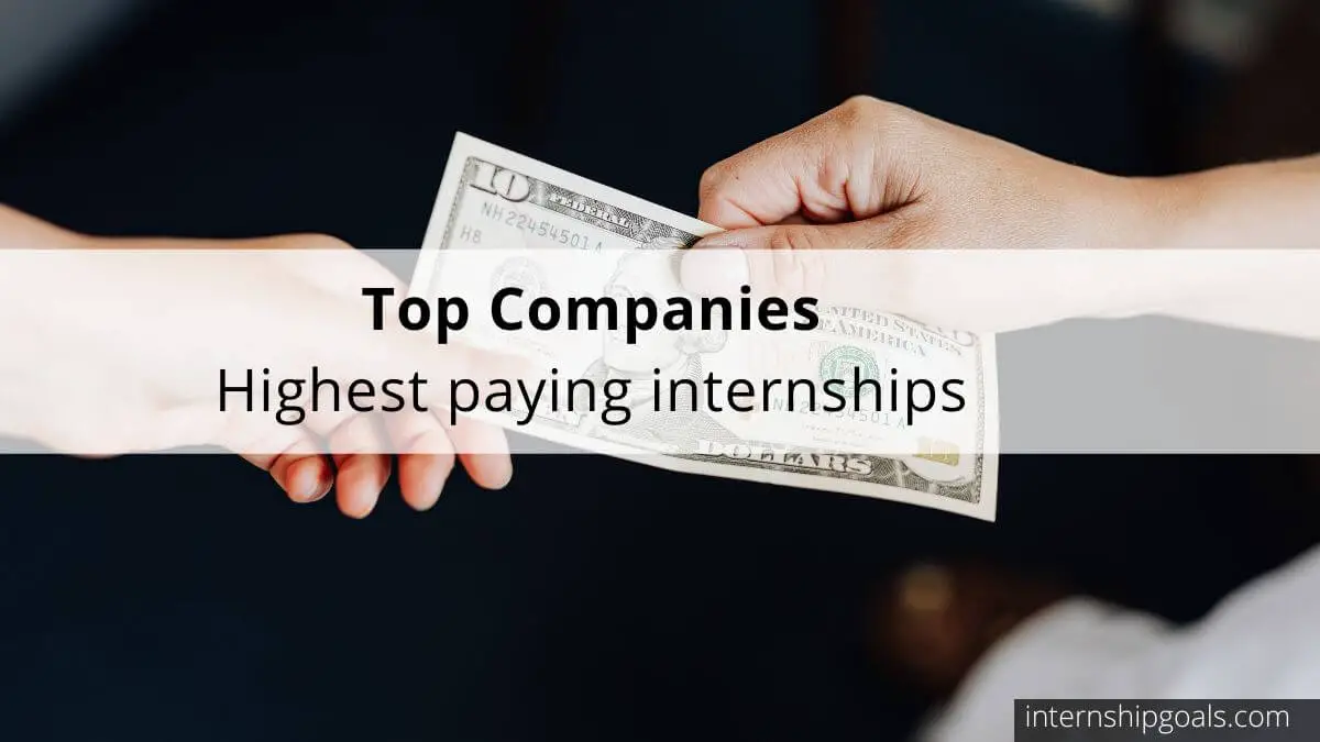 Highest paying internships