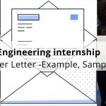 Engineering internship cover letter sample